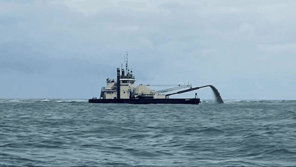 Dredging resumes in Bogue Inlet post-Hurricane Erin, aims for safer ...