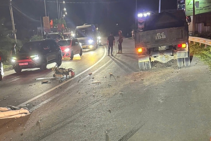 Va chạm xe tải trên quốc lộ 55, một người tử vong tại chỗ
