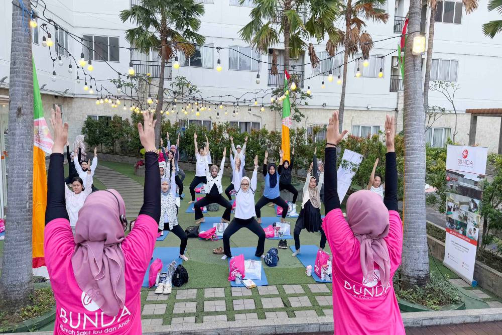 Harris Hotel Sentraland Semarang Adakan Pilates untuk Ibu Hamil