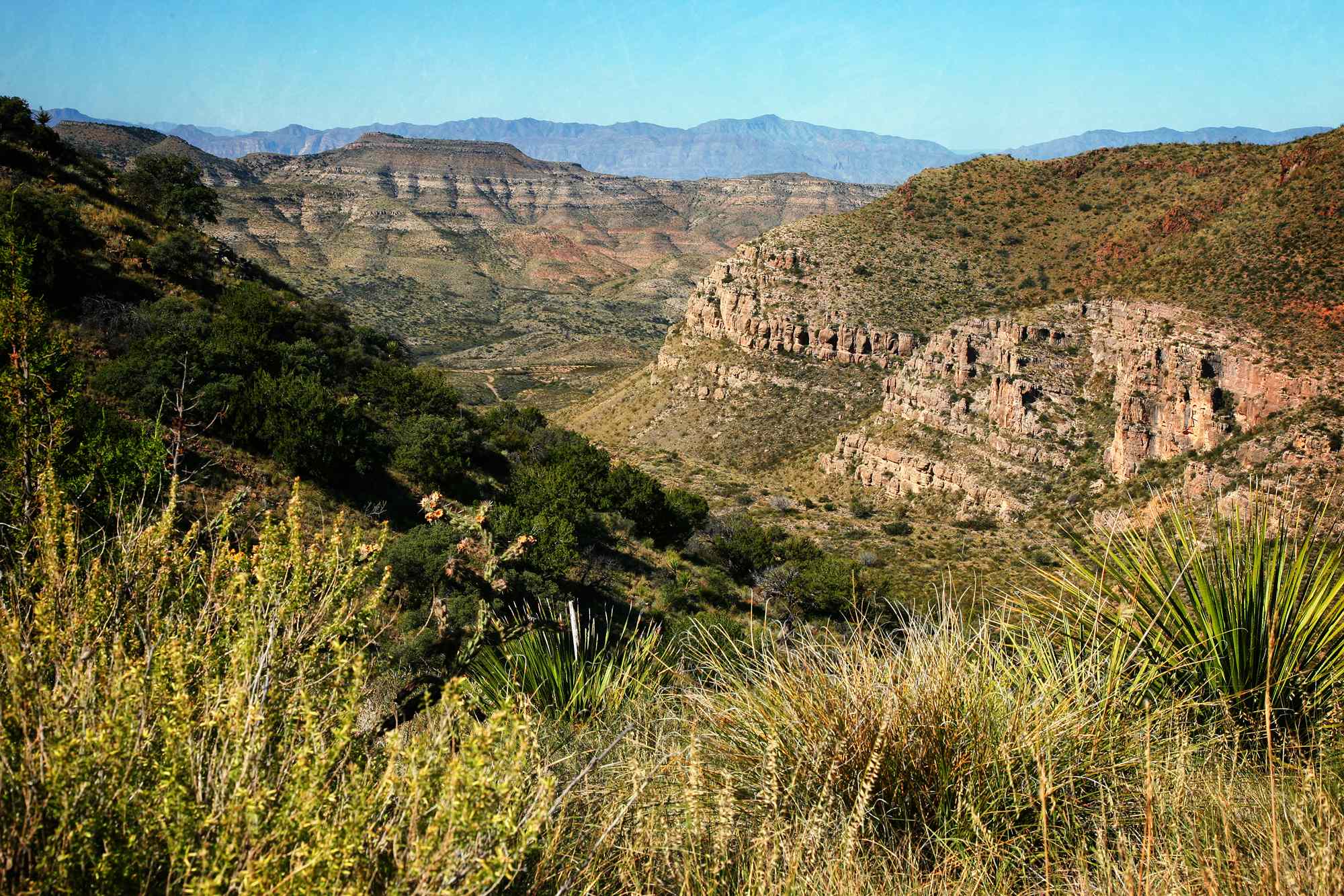 This Texas drive winds through a remote desert canyon with mountain ...