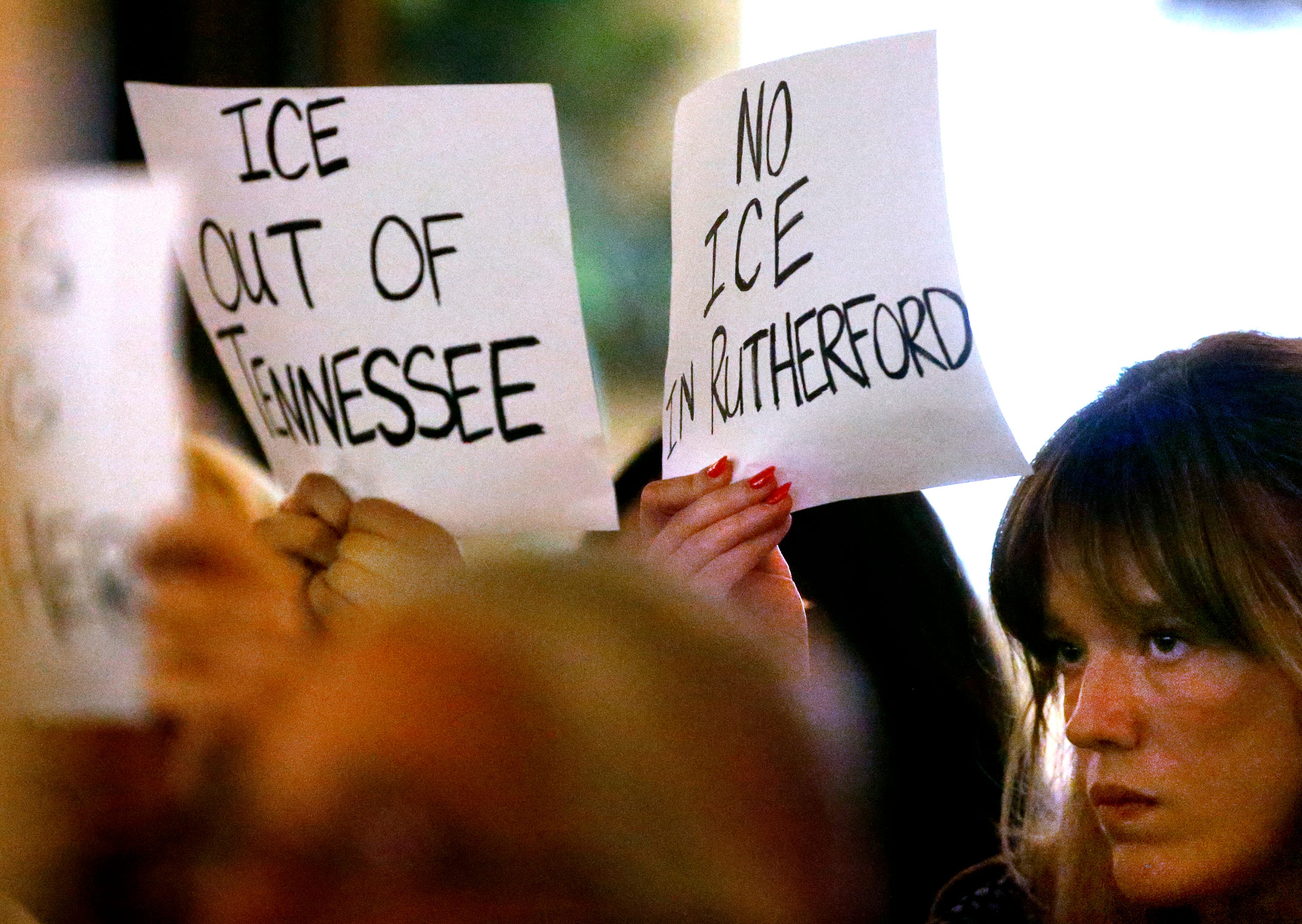 Middle TN residents protest Rutherford Co. sheriff's ICE partnership ...