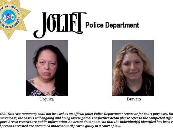 2 Joliet Women Captured After Fleeing Police During Narcotics