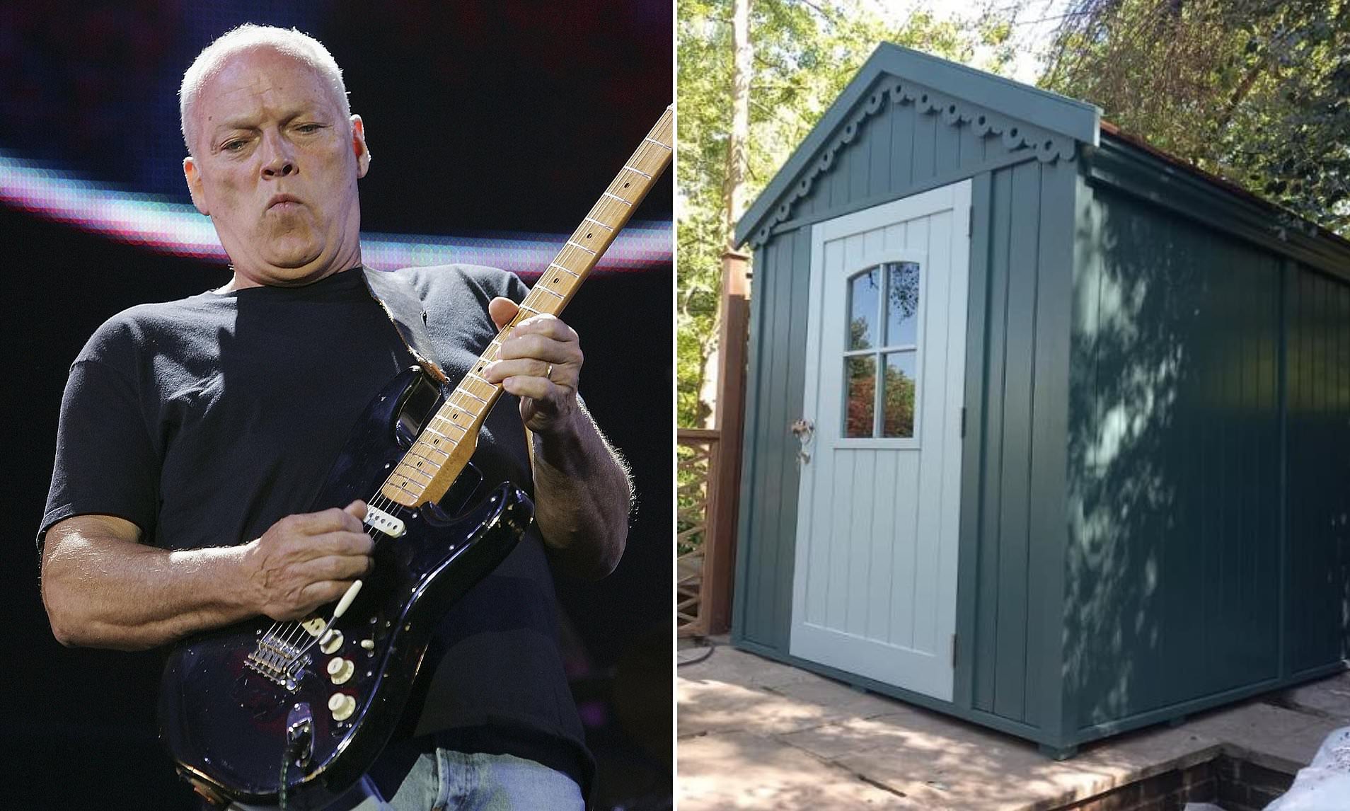 david gilmour garden shed dispute