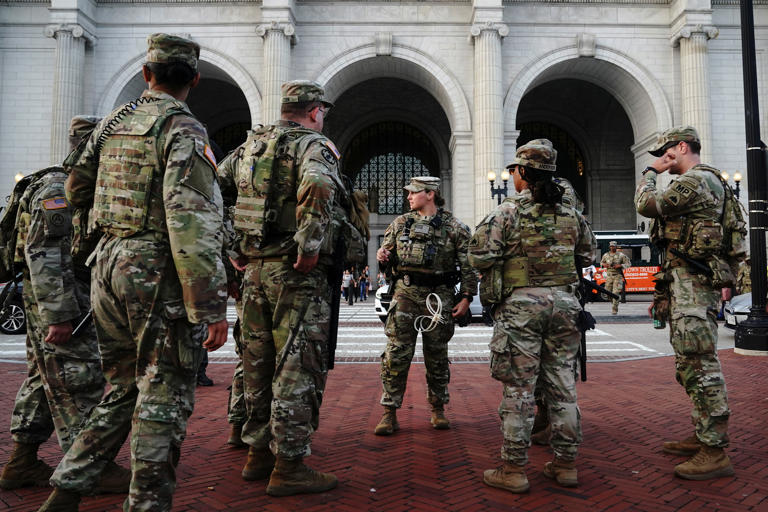 More than 1,000 people have been arrested after President Donald Trump federalized the Metropolitan Police Department and deployed the National Guard in the nation’s capital (REUTERS)