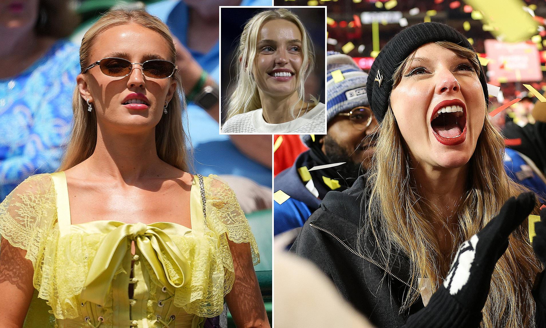 Tennis WAG Morgan Riddle follows Taylor Swift's suit as she prepares to ...