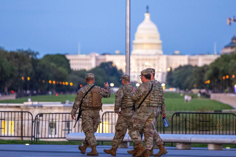 La Guardia Nacional fue desplegada primero en Washington D. C.