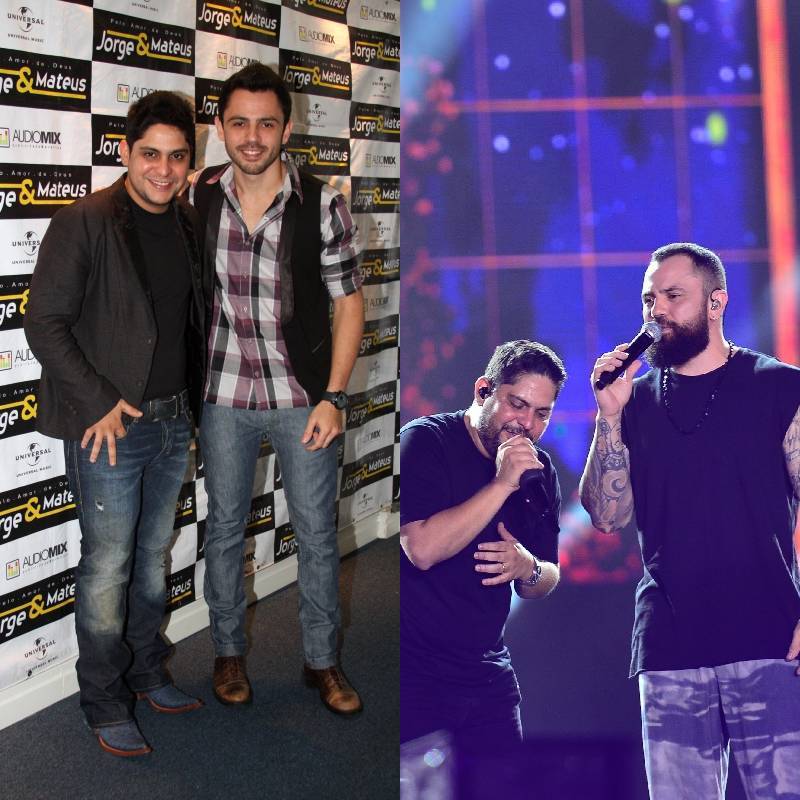 De Jorge e Mateus a Gusttavo Lima... Confira um antes e depois dos ...