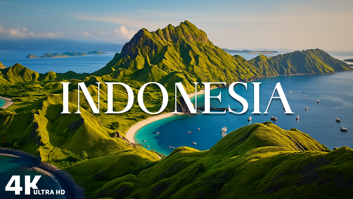 Exploring Indonesia Scenic Drone Film in 4K