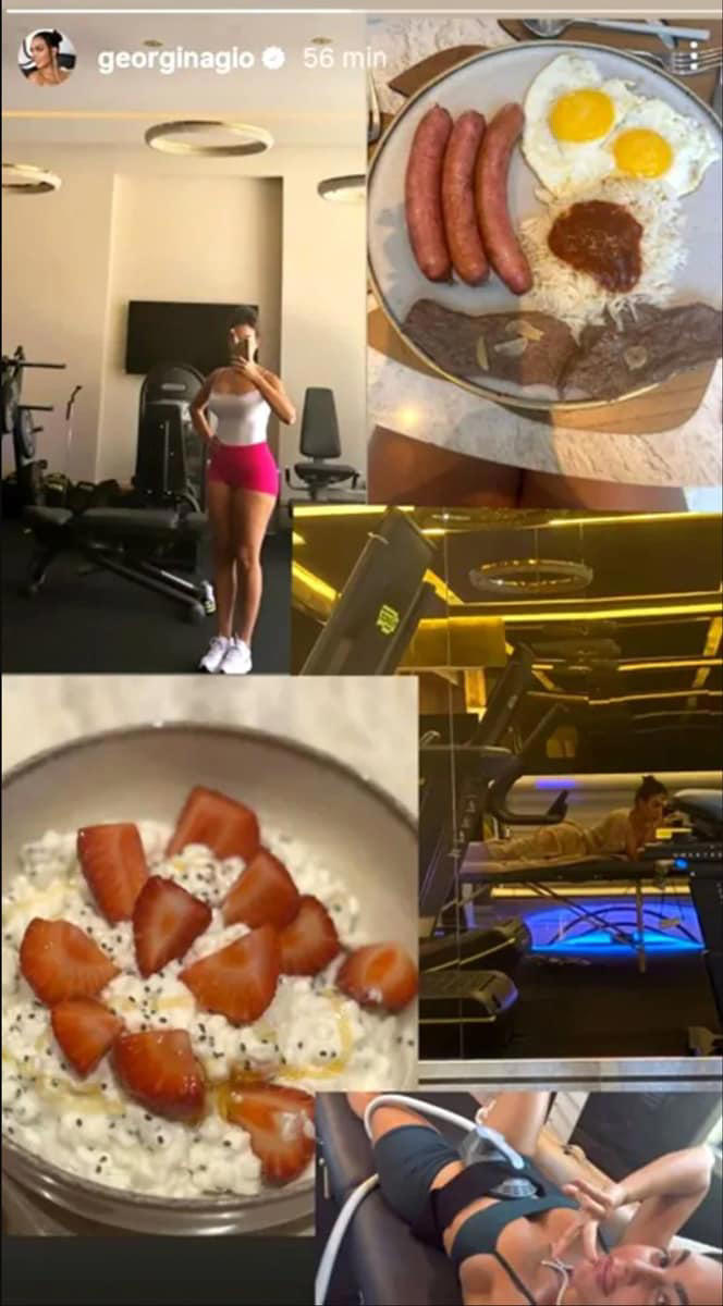 Georgina Rodríguez’s power-packed workout-day meals: eggs, sausages