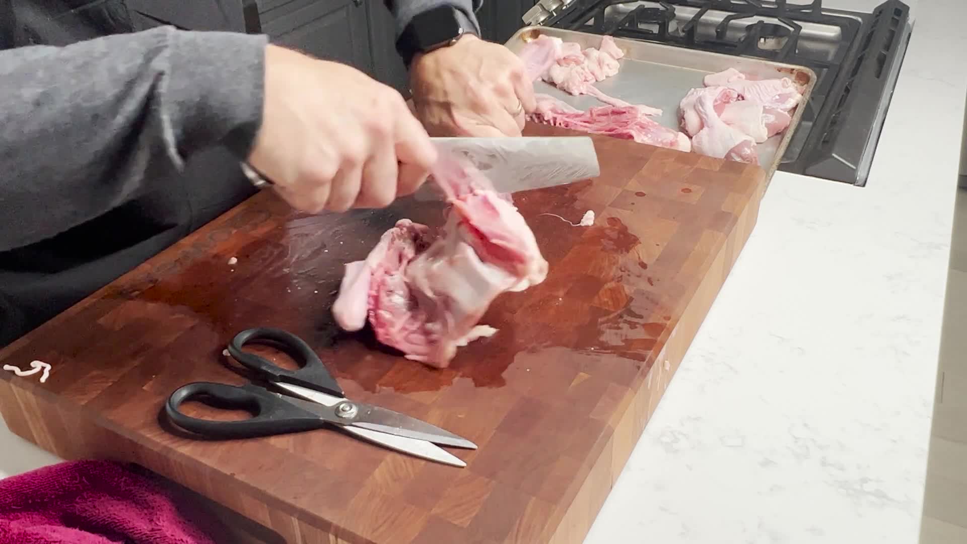 How to break down an entire duck