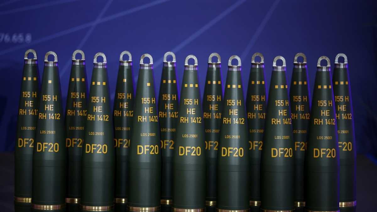 DEFENCE GIANT RHEINMETALL OPENS MEGA PLANT AS EUROPE REARMS visual data 3