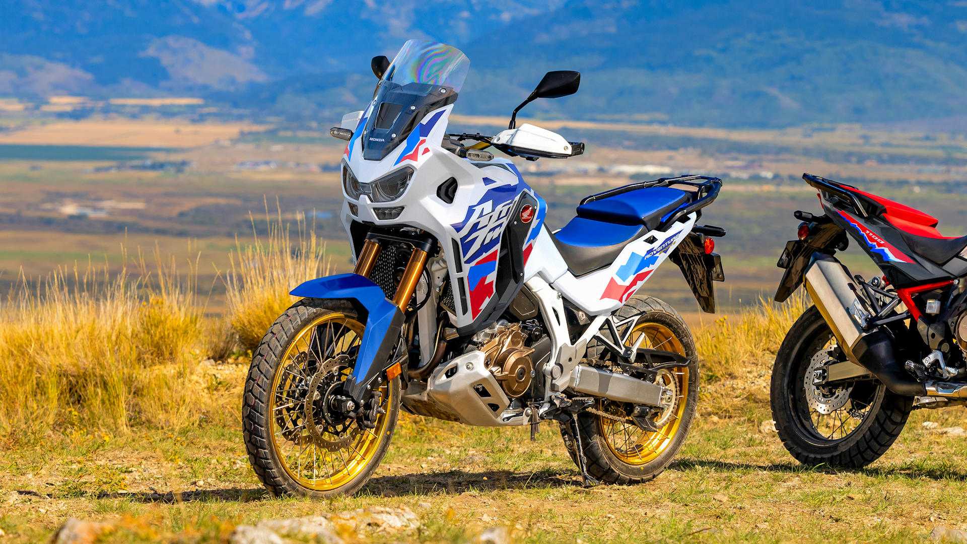 2024 Honda Africa Twin Adventure Sports ES static front quarter shot