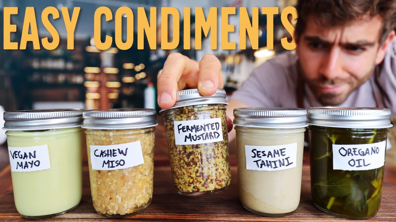2 Ingredients Condiments That Anyone Can Make