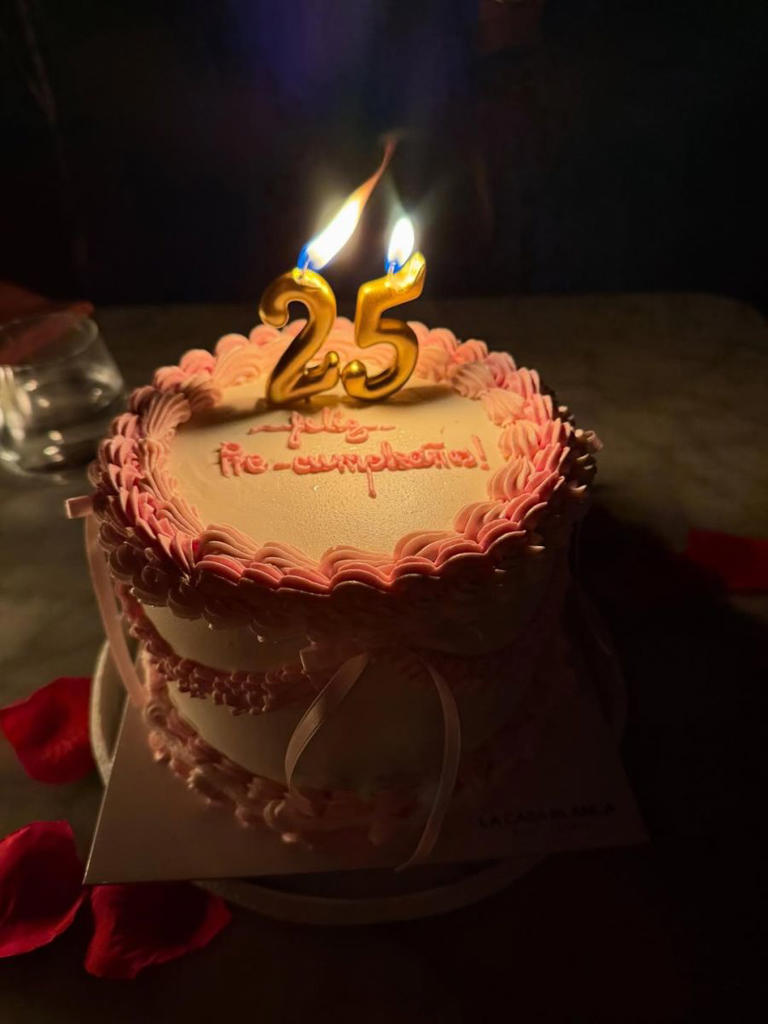 La torta de cumpleaños de Nicki Nicole.