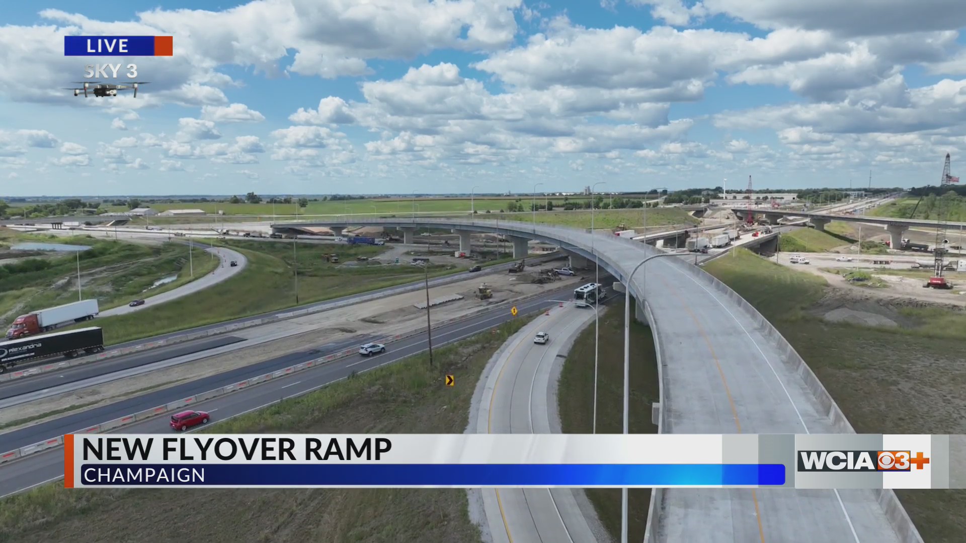 I-74, I-57 interchange ramp project delayed in Champaign Co.