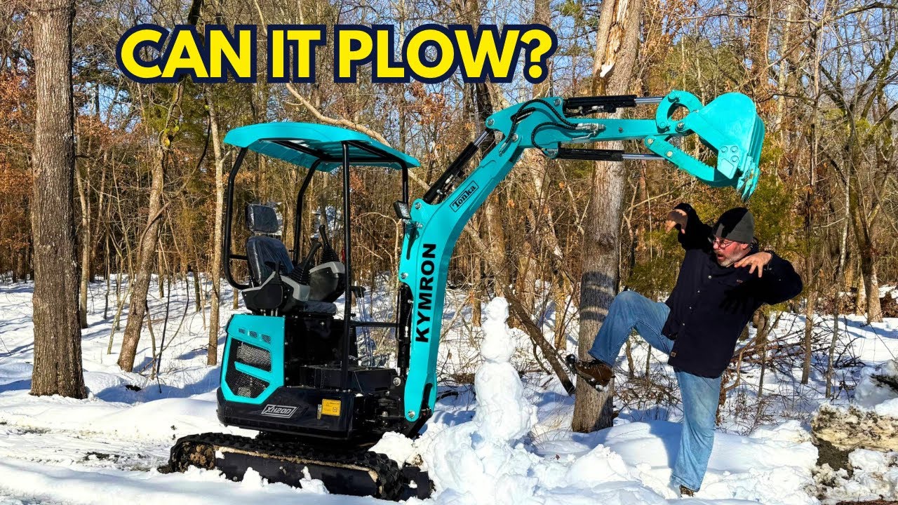 Can a Mini Excavator Conquer Snow? Full Test Inside