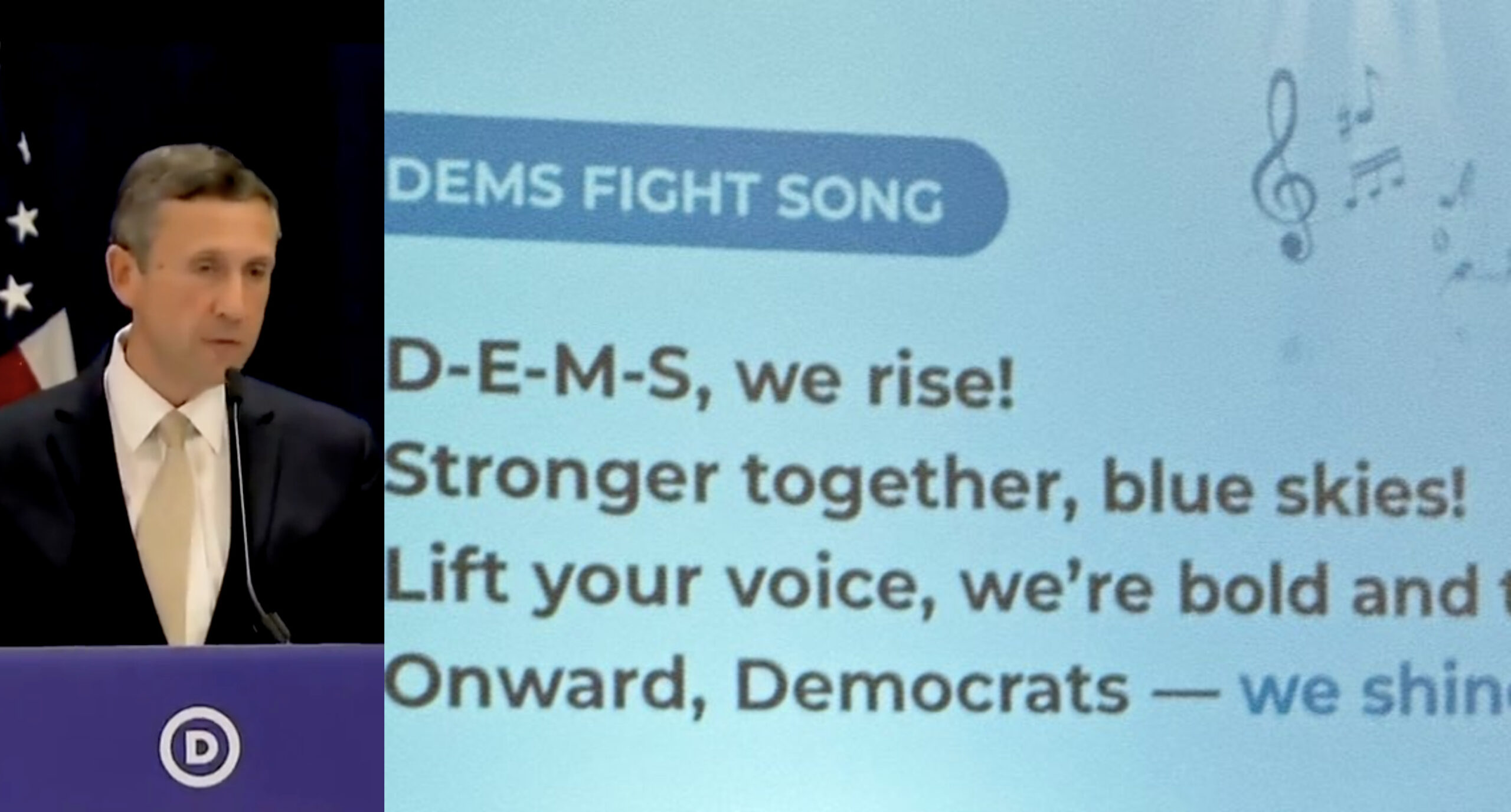 DNC Meeting Featured Painfully Cringe ‘Fight Song’ For Democrats to Sing