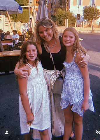 Jenna Bush Hager/instagram Jenna Bush Hager and her daughters Mila and Poppy on vacation in Rome.