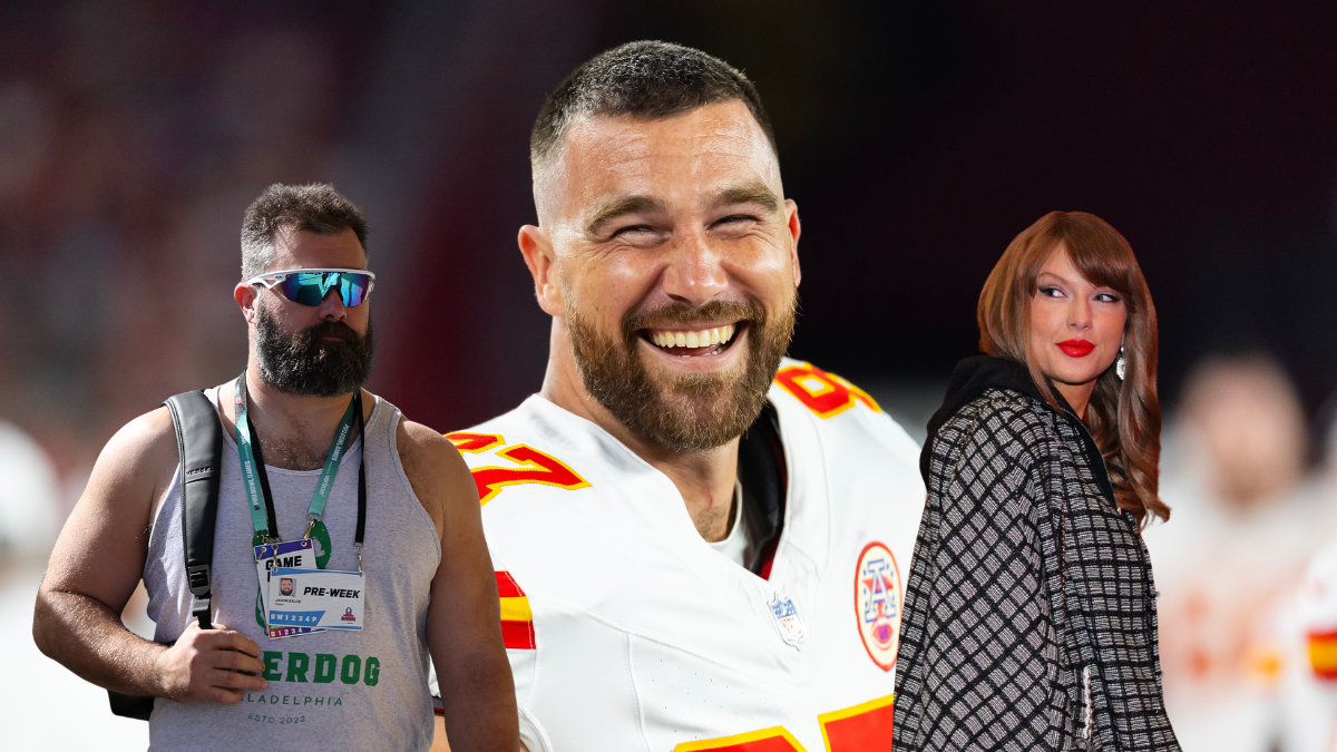 'Stealing that one' — Jason Kelce applauds Taylor Swift over her
