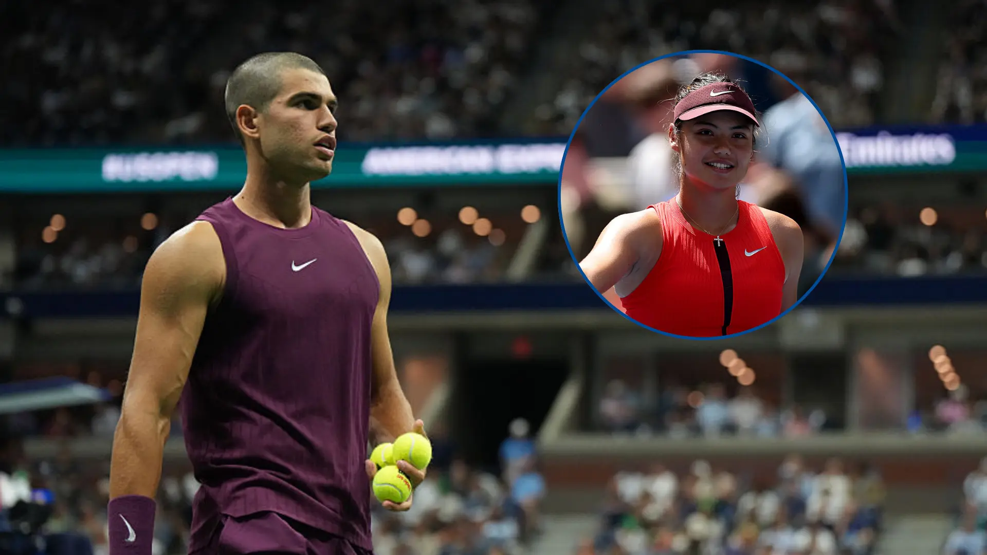 La opinión de Emma Raducanu sobre el nuevo 'look' de Carlos Alcaraz: "Le  queda genial, haga