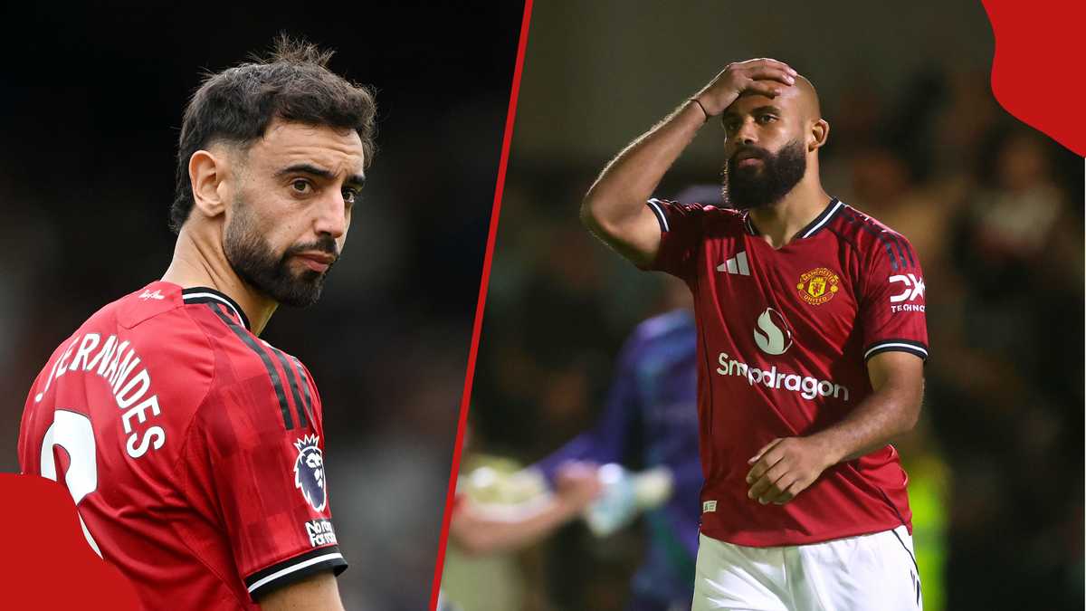 Video of Bruno Fernandes protecting Bryan Mbeumo from fans emerges