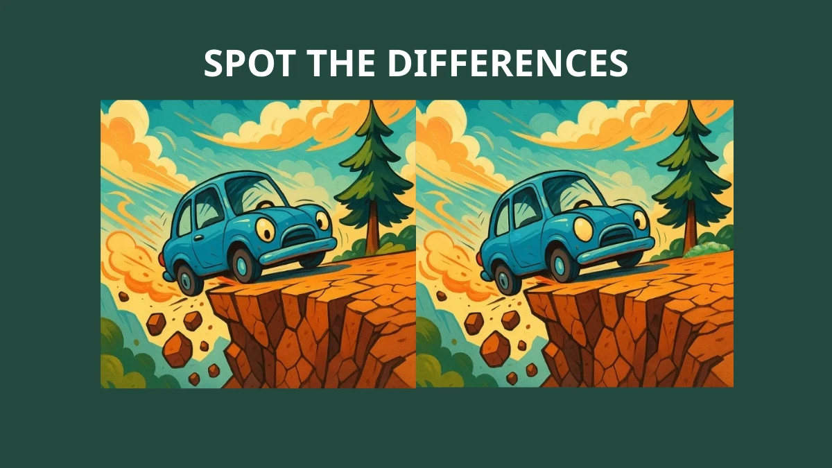 Spot the Differences: Test Your Visual Acuity, Spot 3 Differences in 10 ...