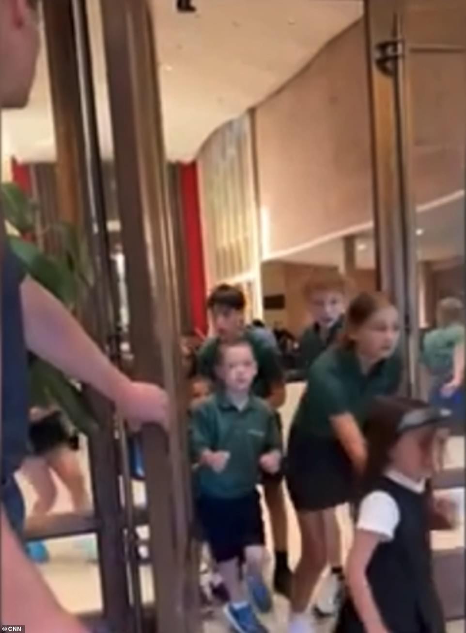 Footage from inside Annunciation Catholic School emerges