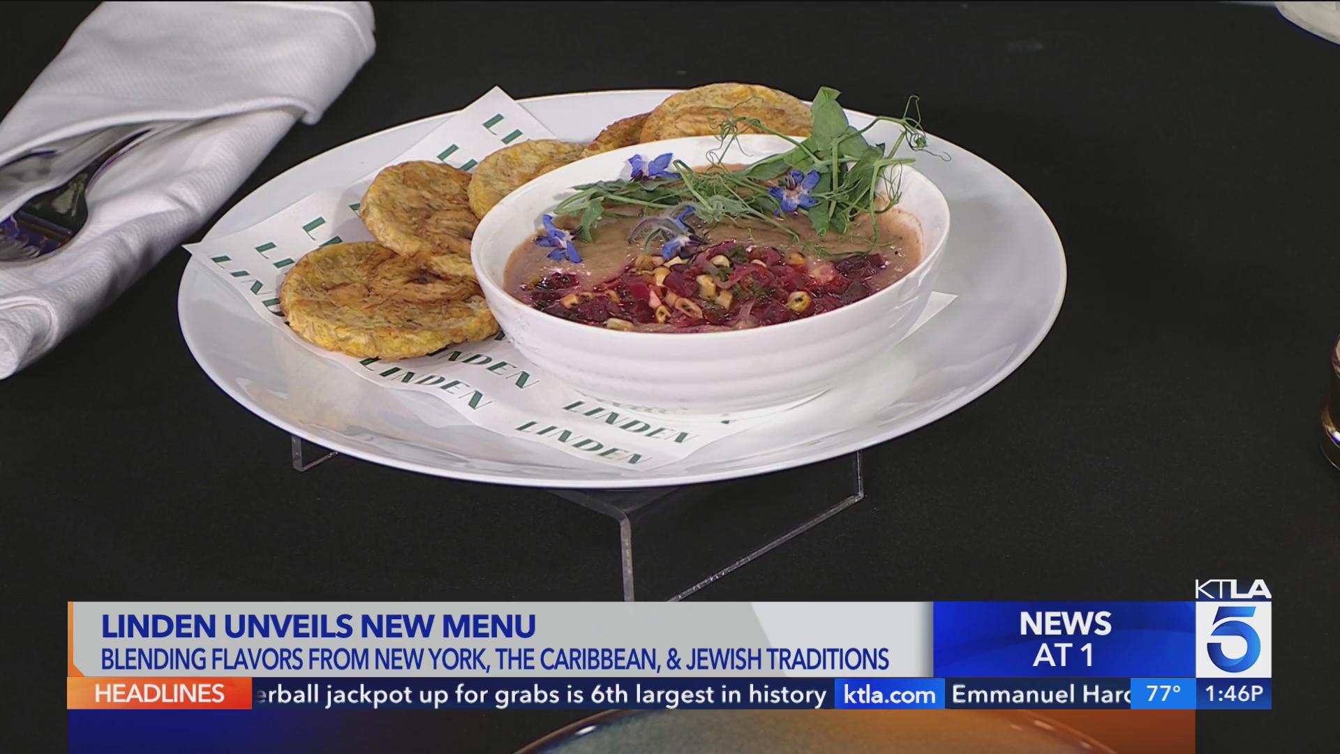Linden unveils new menu
