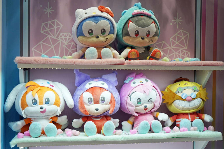 ソニック キティ スーパージャンボぬいぐるみ ロ ソニック×キティ