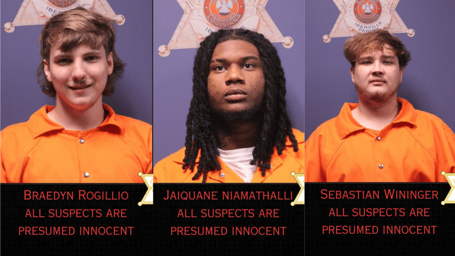 3 suspects arrested after driveby shooting in Iberville Parish(01)