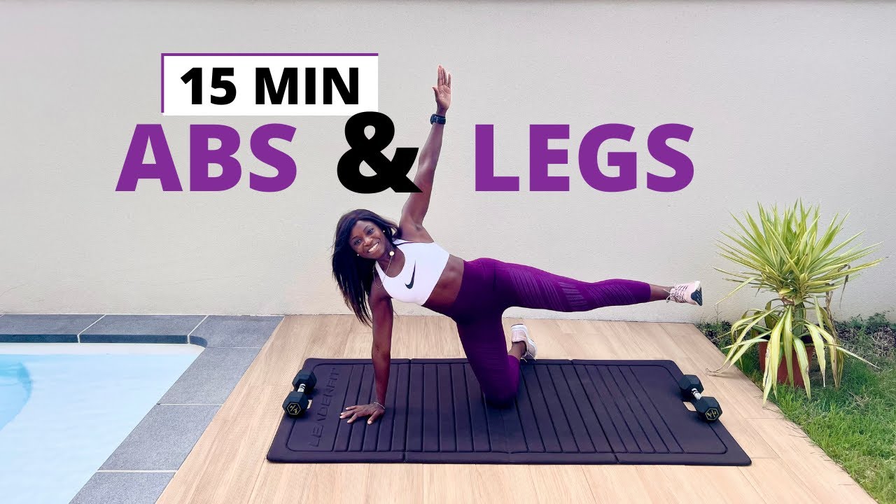 2 In 1 Abs Legs Home Workout 15 Minutes No Equipment