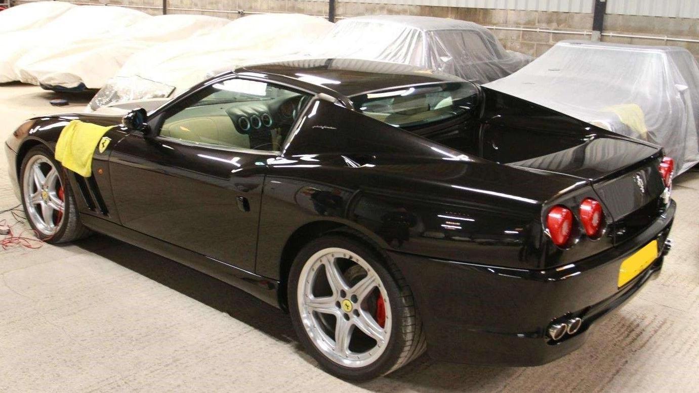A judge ordered Patel's Ferrari Superamerica should also be auctioned off