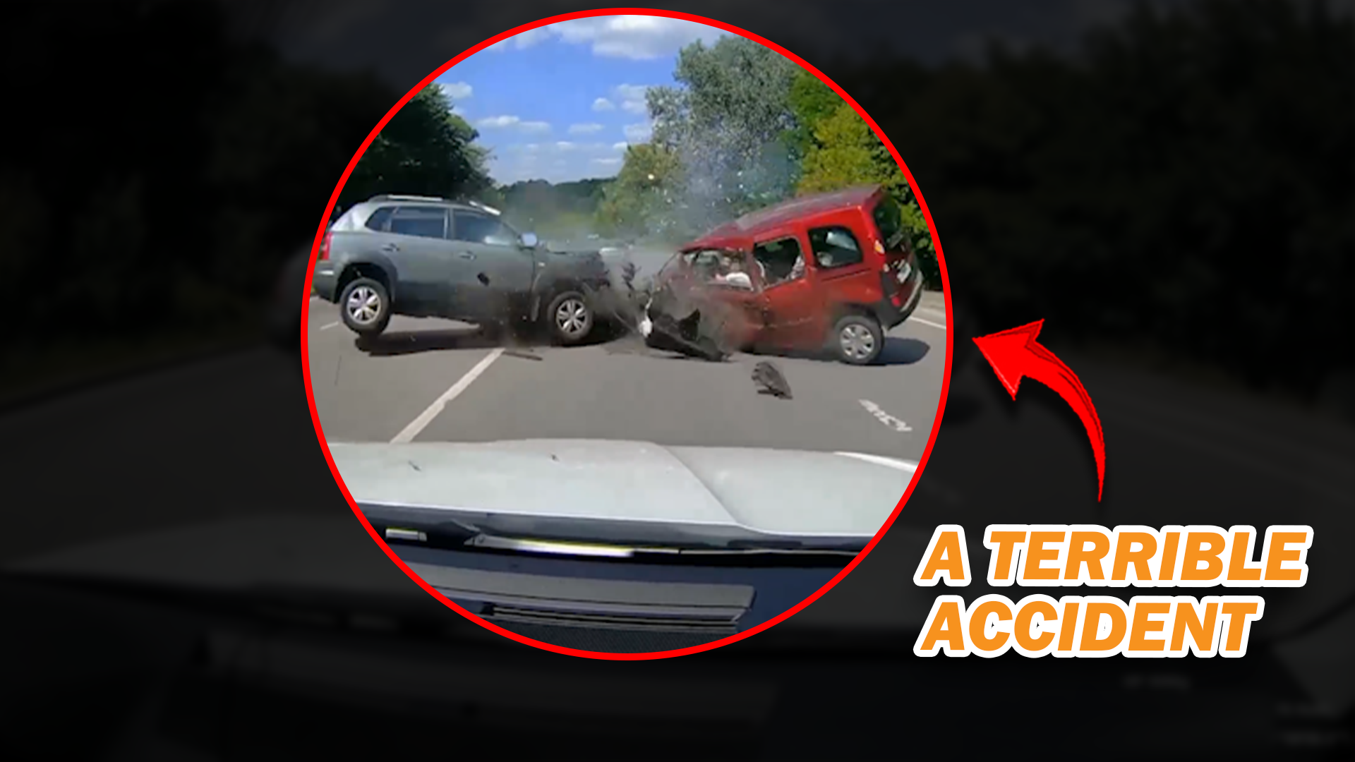 Collision On The Road Caught On Camera