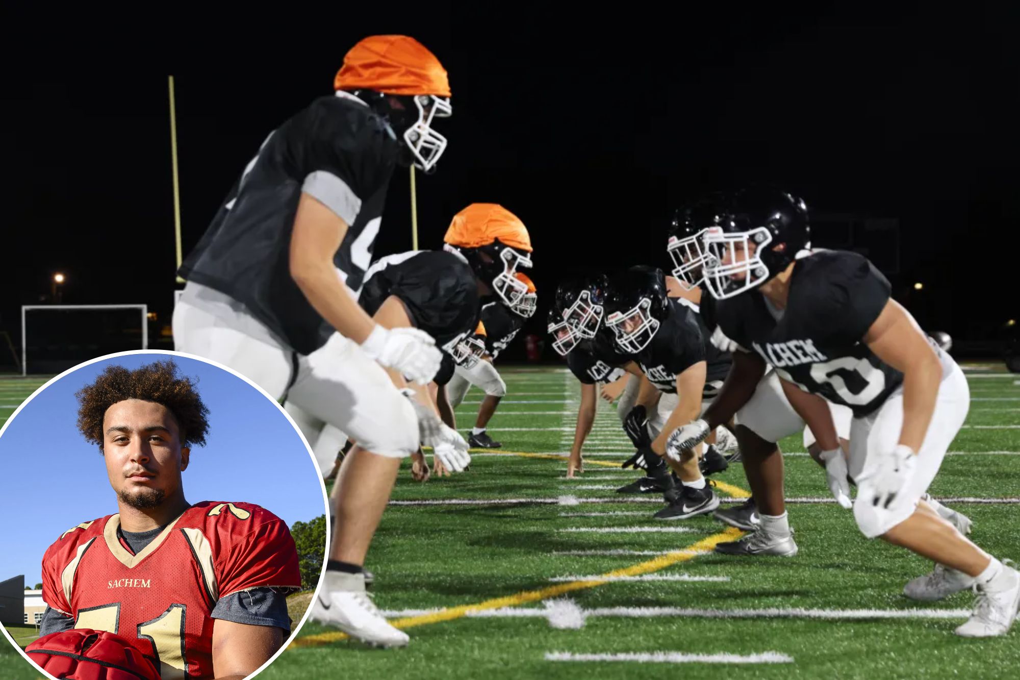 Long Island football rivals continue legacy of building bruising blockers