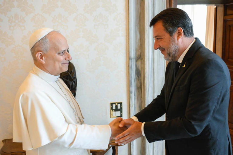 papa leone salvini