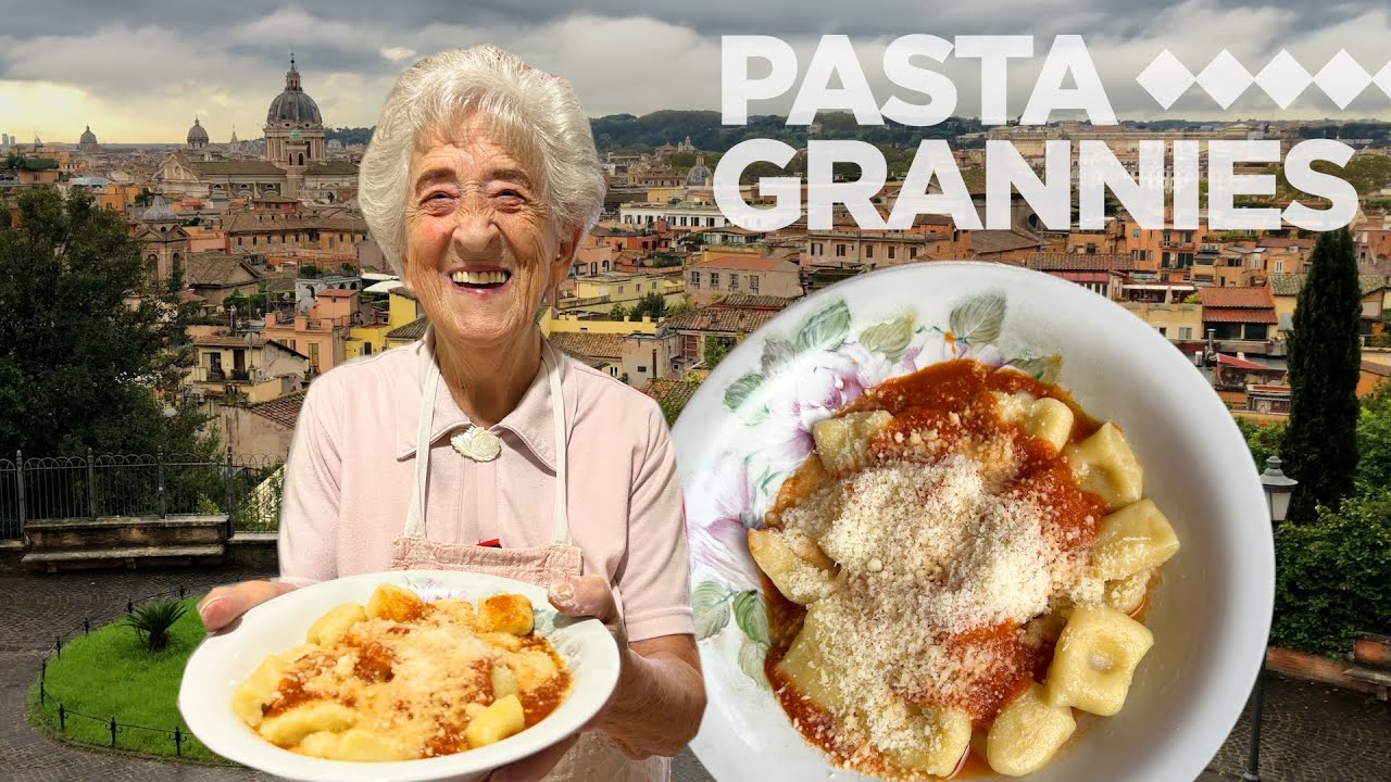 95-Year Old Mirella From Rome Makes Gnocchi With Tomato Sauce
