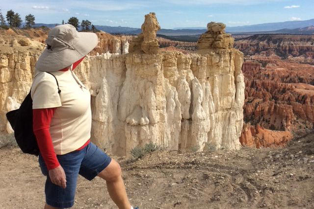 Courtesy Roseana Spangler-Sims Spangler-Sims in Bryce Canyon in 2015