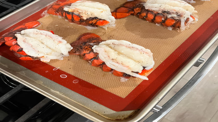 The Expert Way To Season And Prep Lobster Tails Before Baking