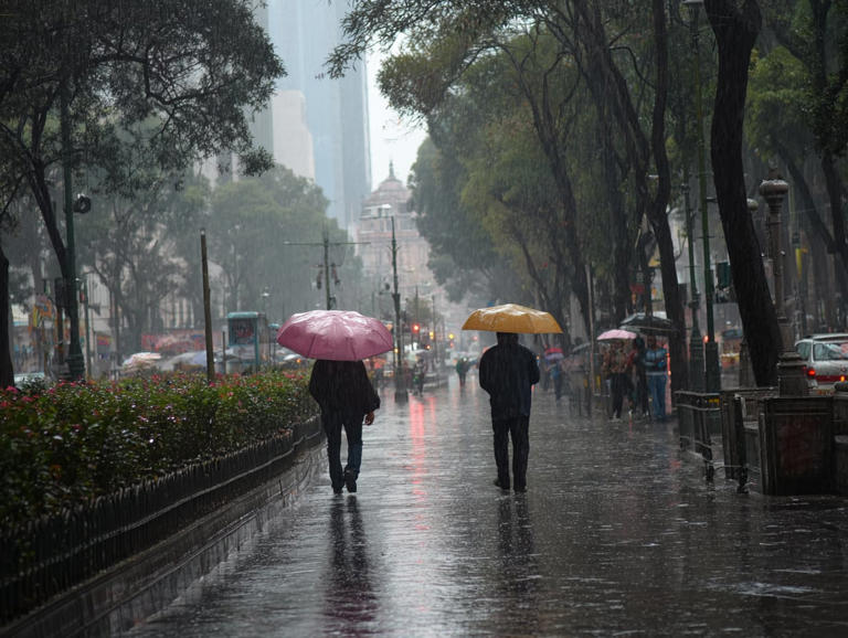 El frente frío también incrementará la velocidad del viento.
