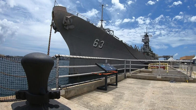 Battleship Missouri celebrates 40 years since Cold War recommissioning