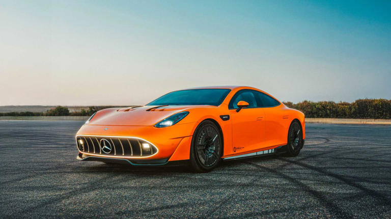 Mercedes-AMG's first electric performance car undergoes active track ...