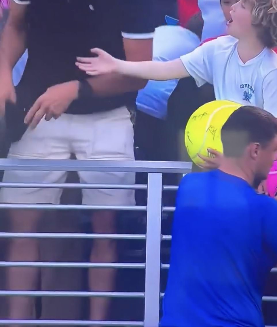 CEO accused of snatching tennis star's hat from little boy at US Open