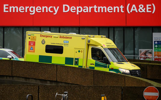 Accident and Emergency zone of St Thomas' Hospital