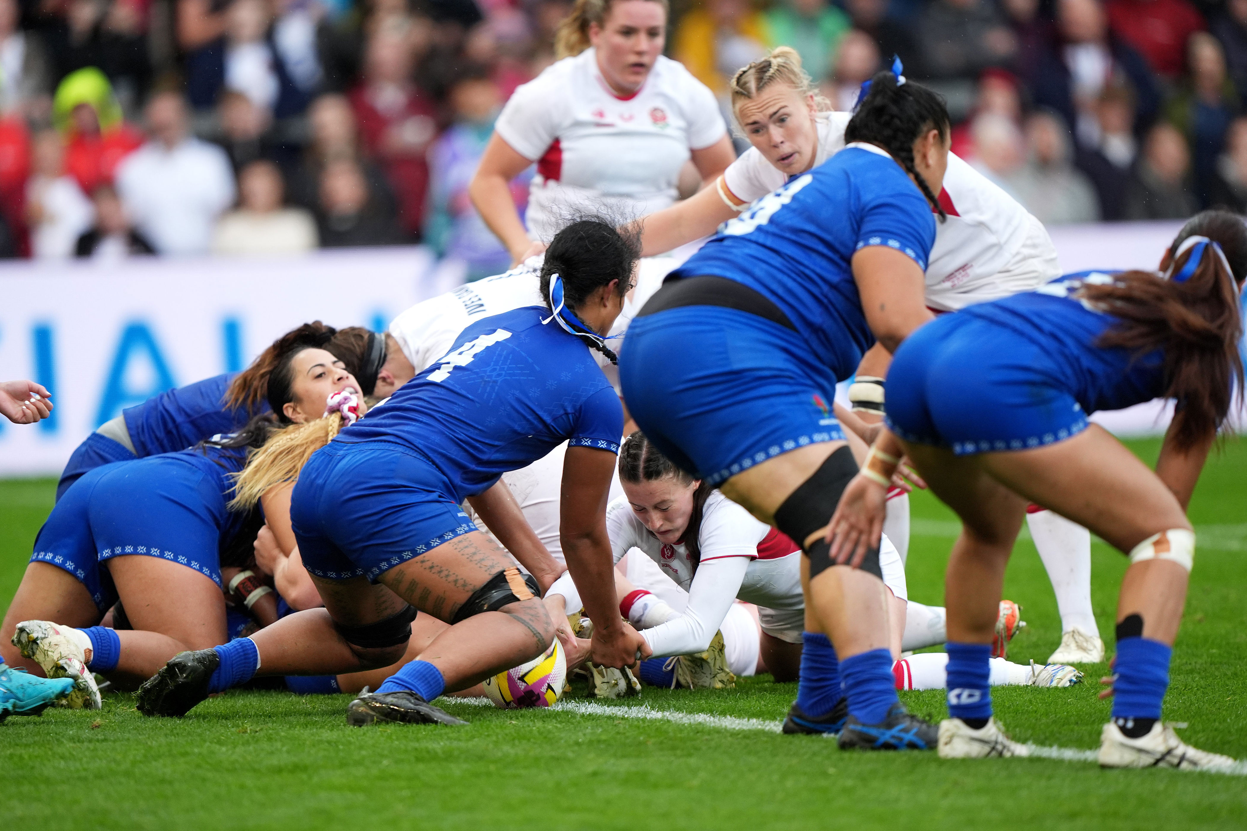 England run in 14 tries in record-breaking 92-3 Rugby World Cup rout of  Samoa