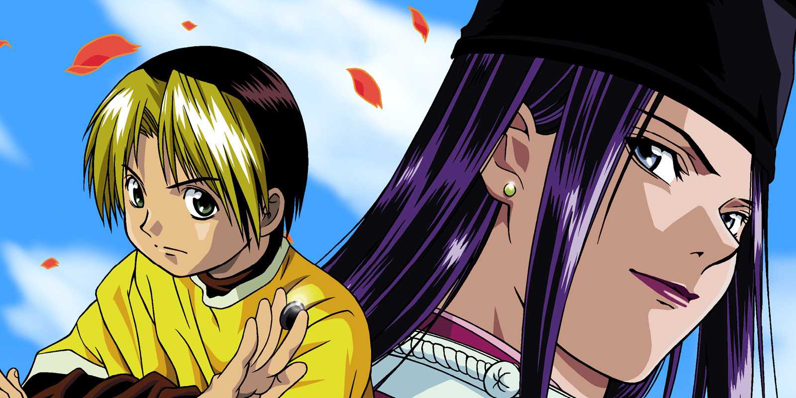 A collage of Sai and Hikaru from Hikaru No Go.