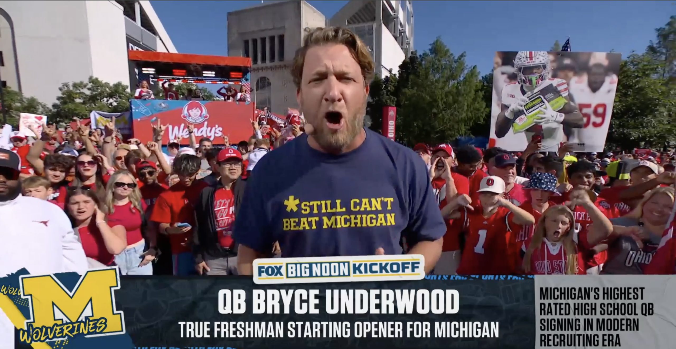 Dave Portnoy: Bryce Underwood Makes Michigan 'A Threat for the National  Title'