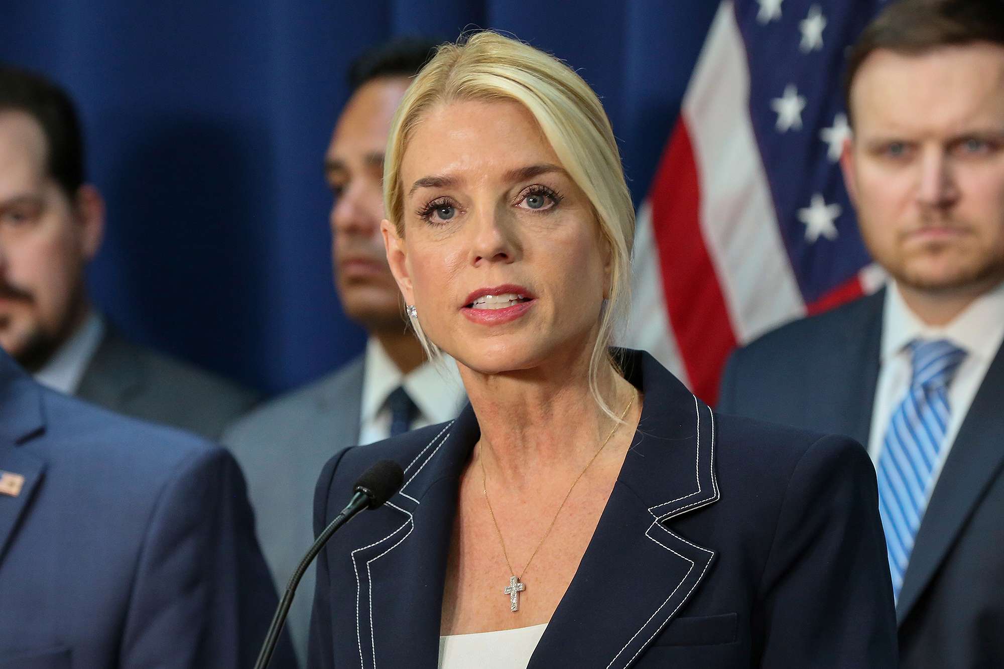 Attorney General Pam Bondi Fires DOJ Staffer for Flipping Off and ...