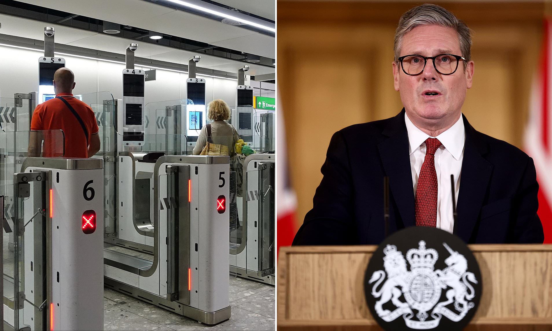 Britons still can't use e-gates at EU airports despite Starmer's deal