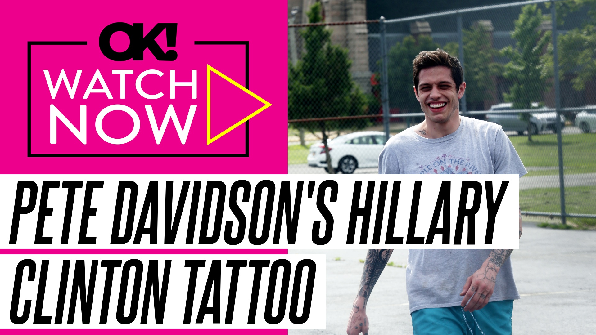 Pete Davidson Keeps 'Lovely' Hillary Clinton Tattoo During Removal