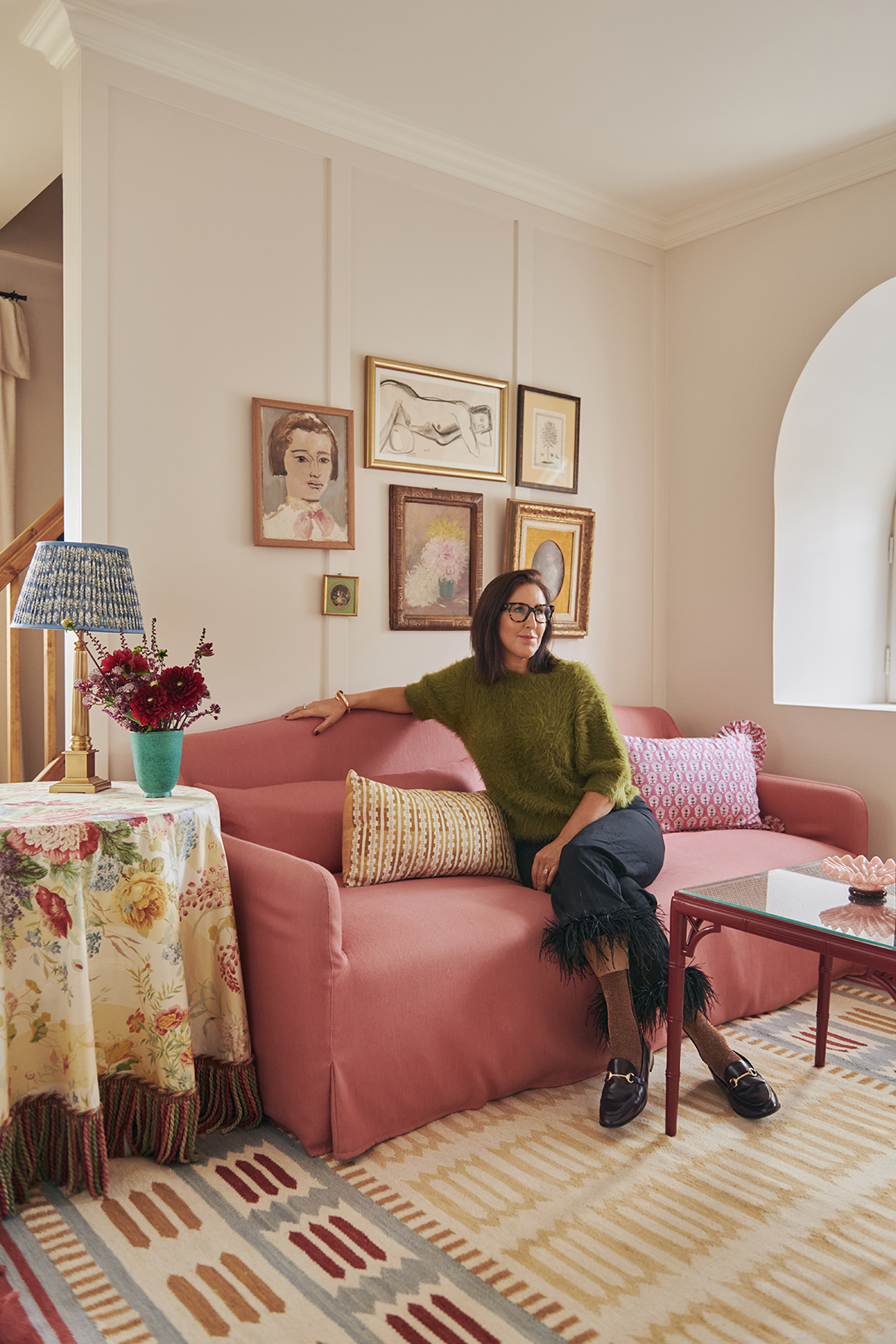 The Founder of It Rug Brand Layered Brought Countryside Charm to a